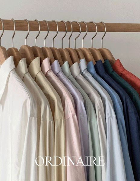 6만장돌파💗 [ordinaire] 니스 코튼 셔츠 (14color) (봄하객룩 추천)
